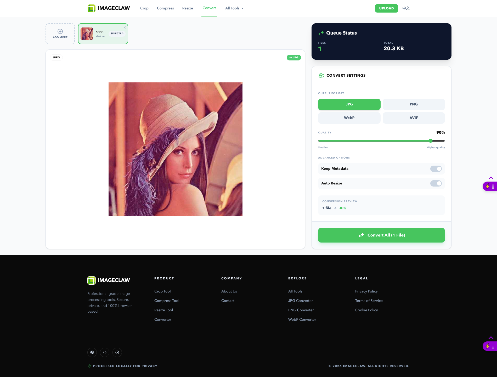 ImageClaw - Screenshot 4 showing product features and functionality