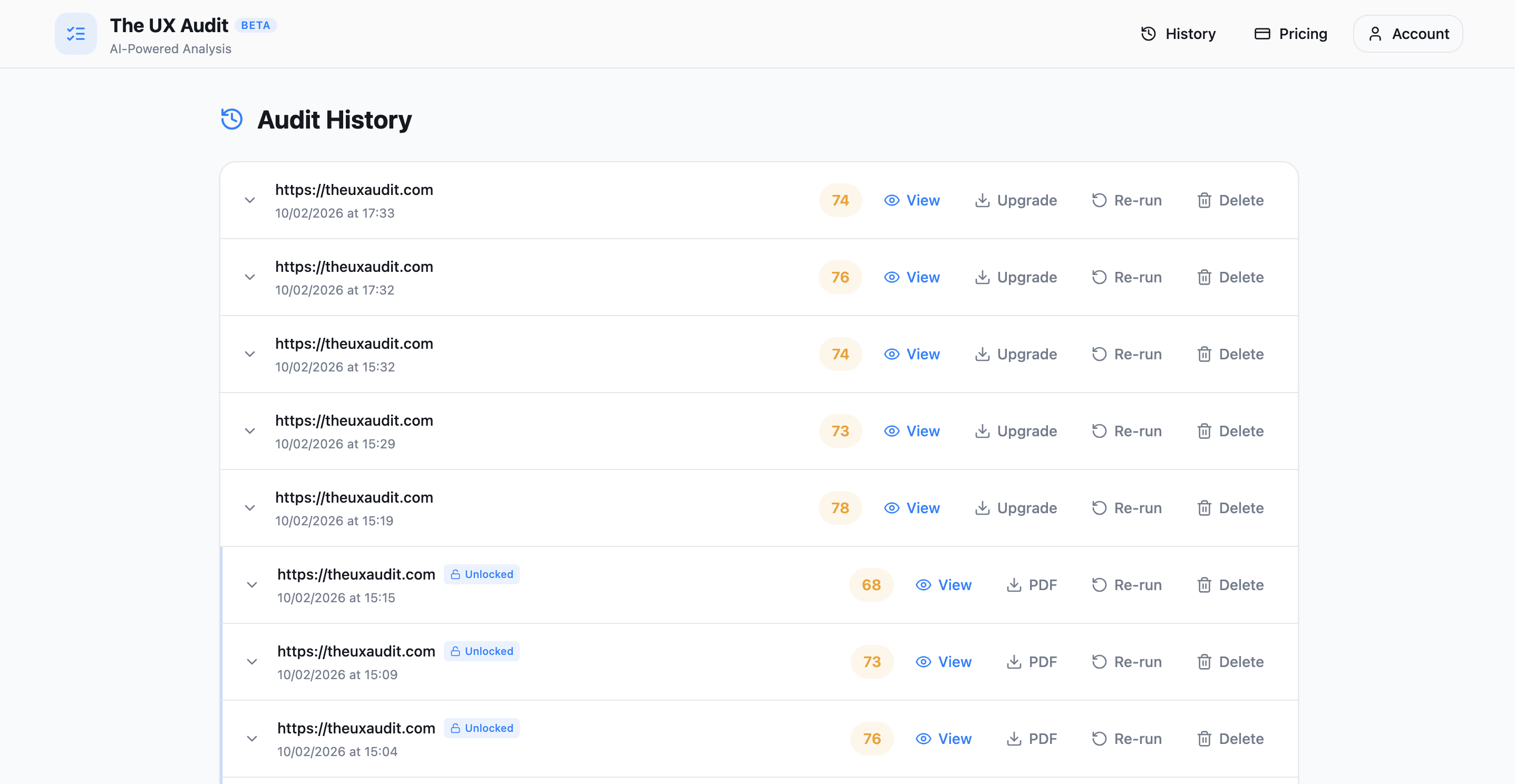 The UX Audit gallery image