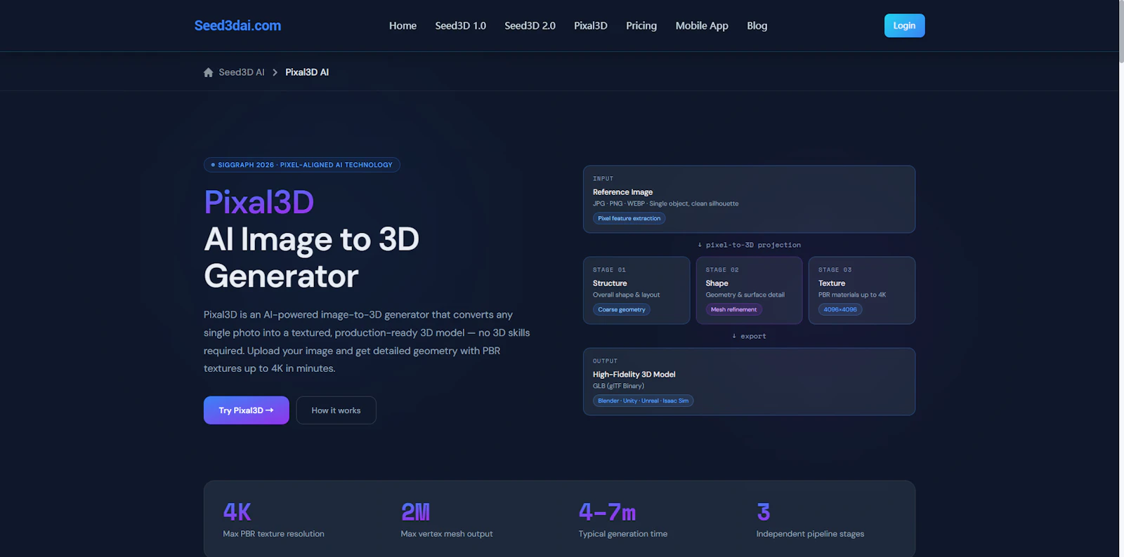Pixal3d AI  screenshot 1