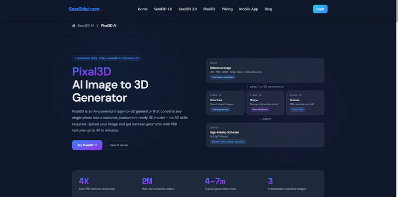 Pixal3d AI  screenshot 1