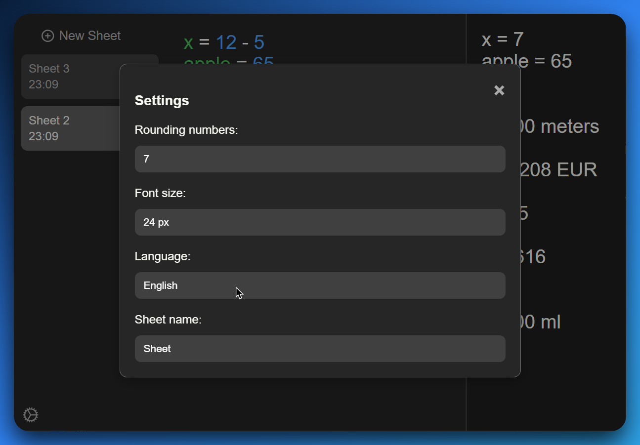 Numlex - Un calcolatore basato sul blocco note media 2