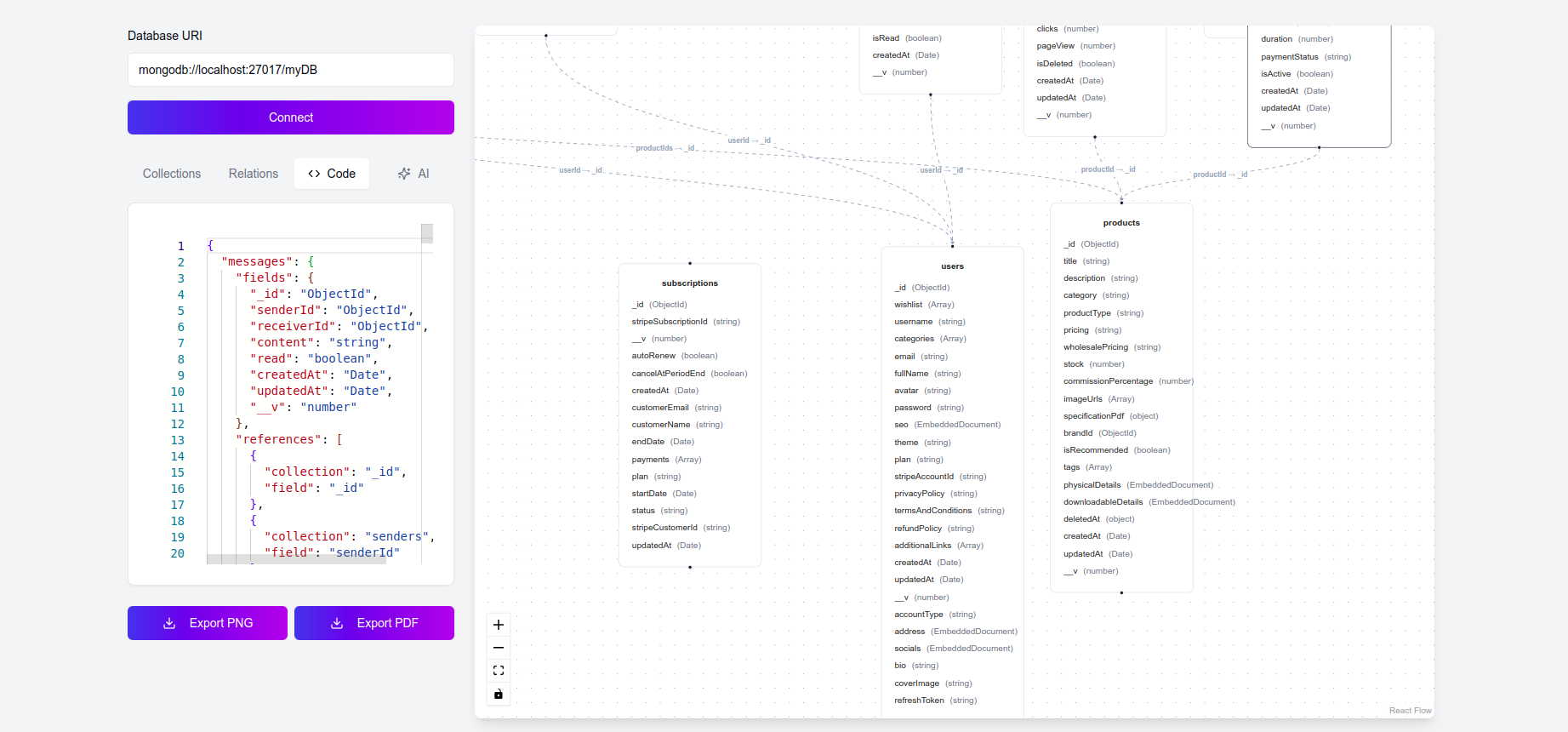 Schemalens - Visualiseer en beheer uw databaseschema's media 3