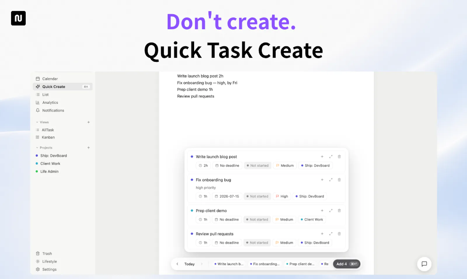 nudge2.0 screenshot 2