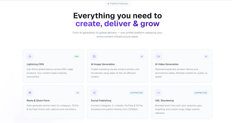 CDNZero screenshot 2