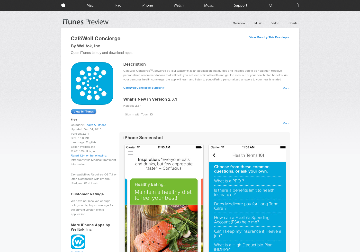 CaféWell Concierge gallery image