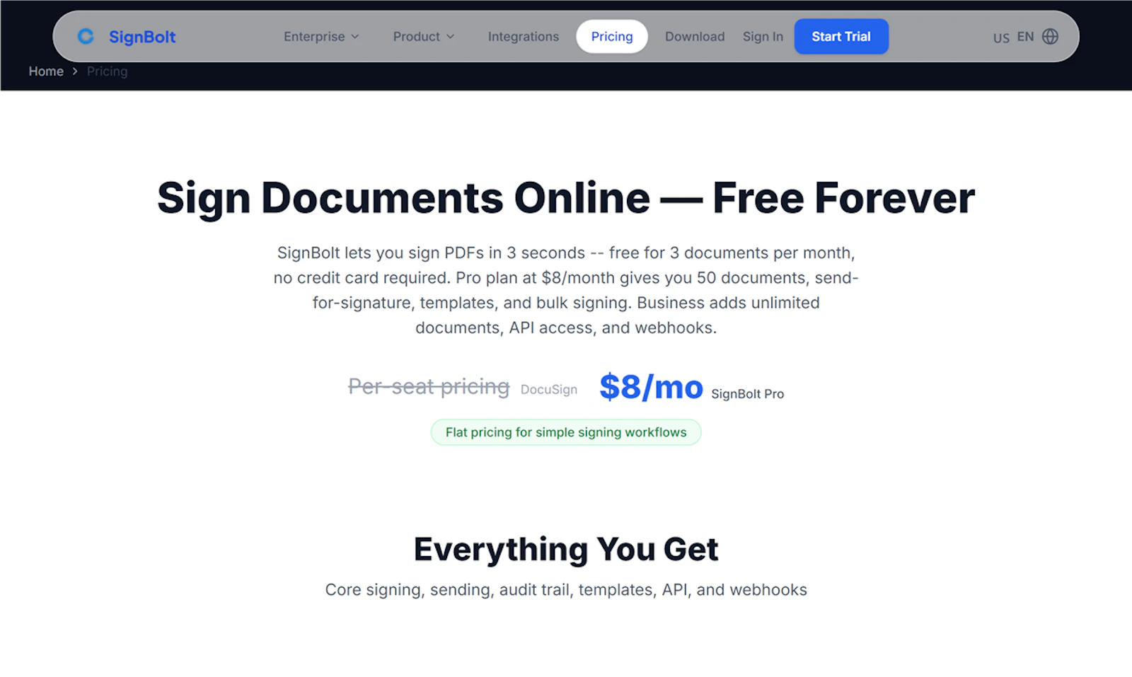 SignBolt screenshot 1