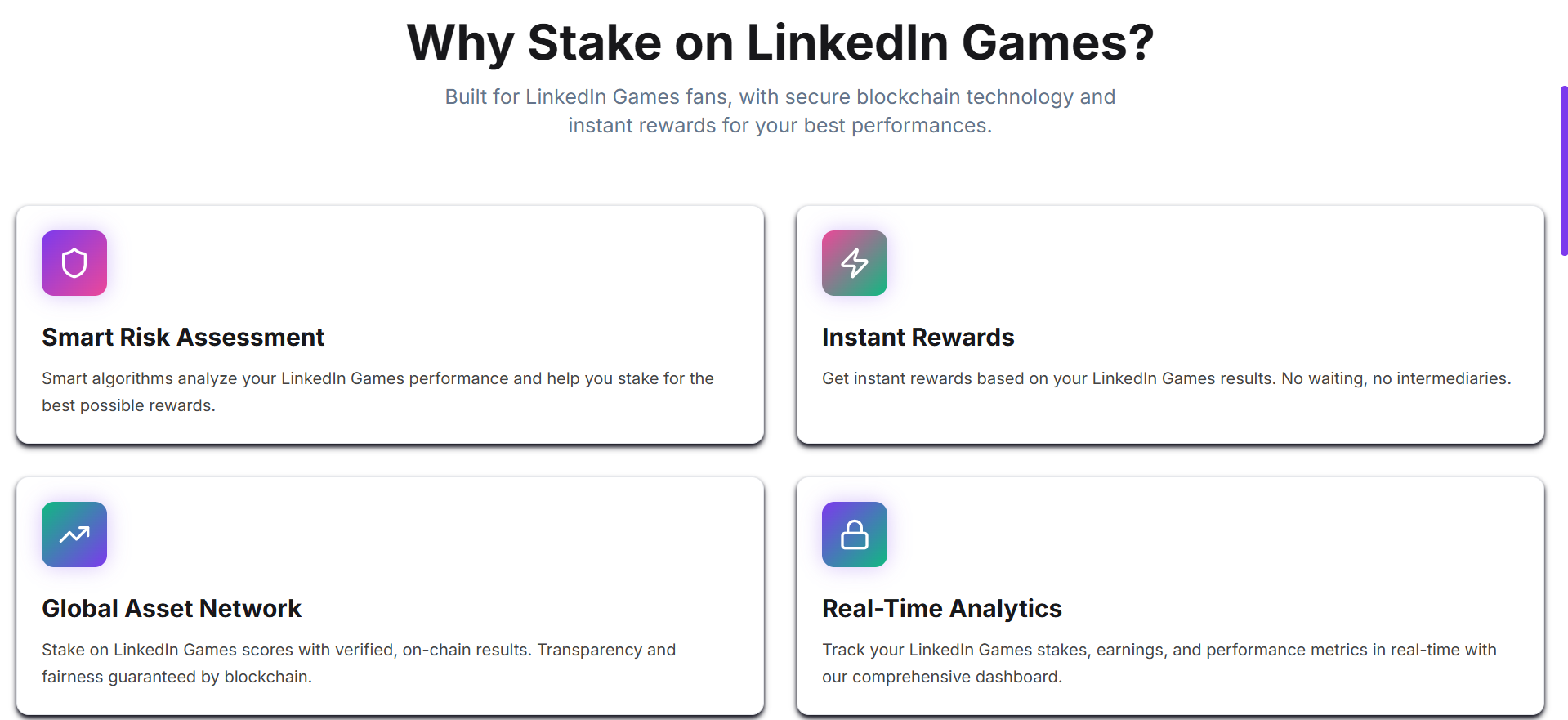 StakeLiGames - Screenshot 4 showing product features and functionality