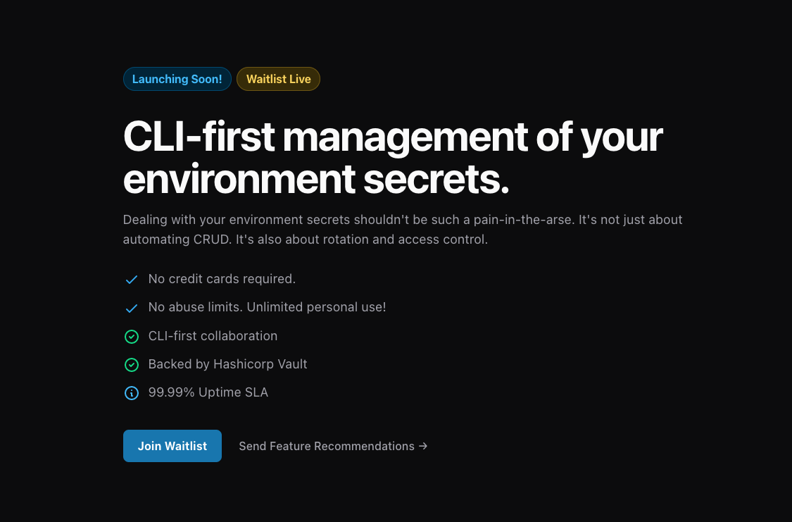 Mídia 1 de EnvSecrets