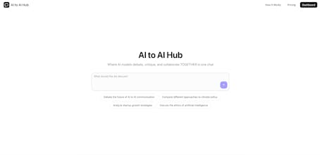 AI to AI Hub gallery image