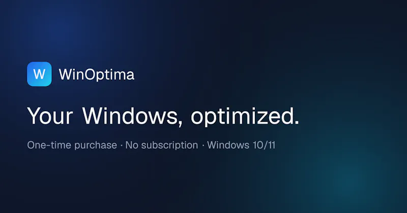 WinOptima screenshot 2