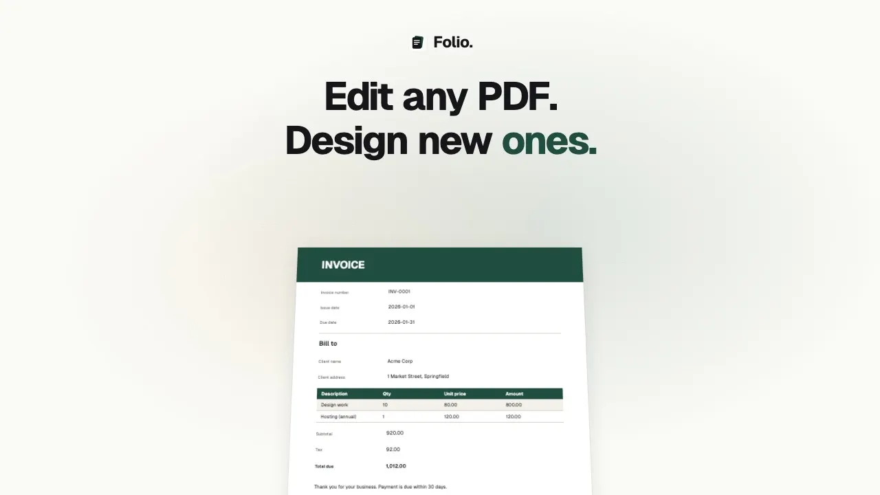 Folio gallery image