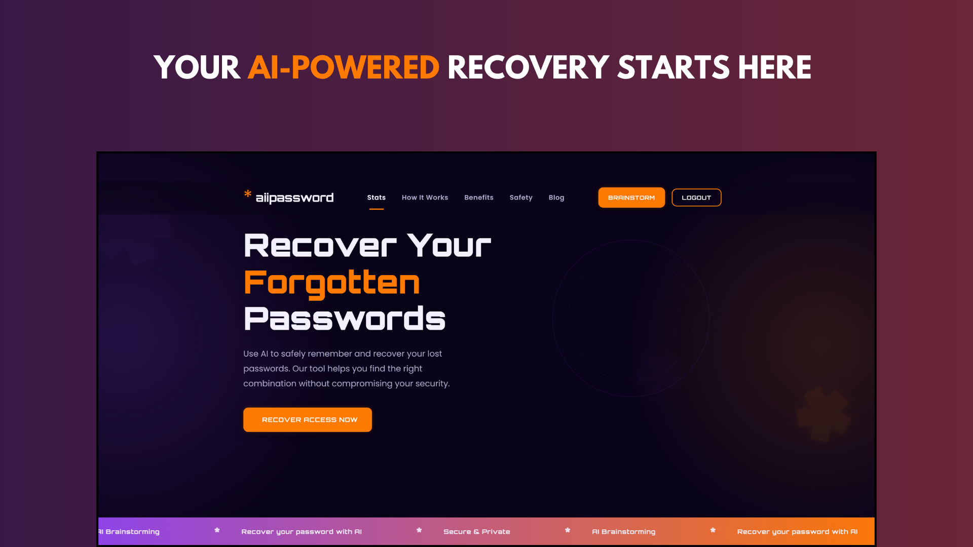 Média Aiipassword - Outil alimenté par AI pour récupérer les mots de passe oubliés. 2