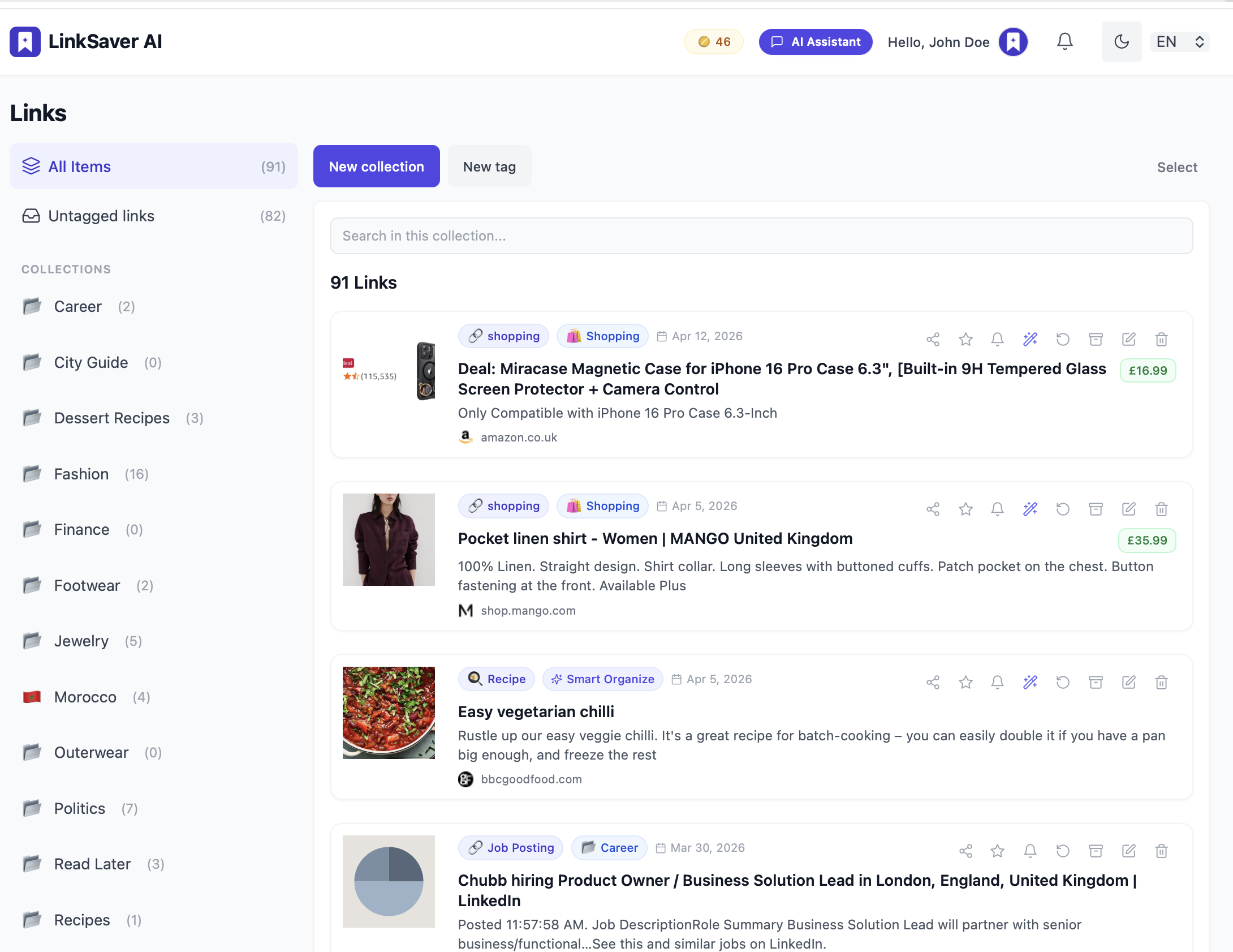LinkSaver AI gallery image
