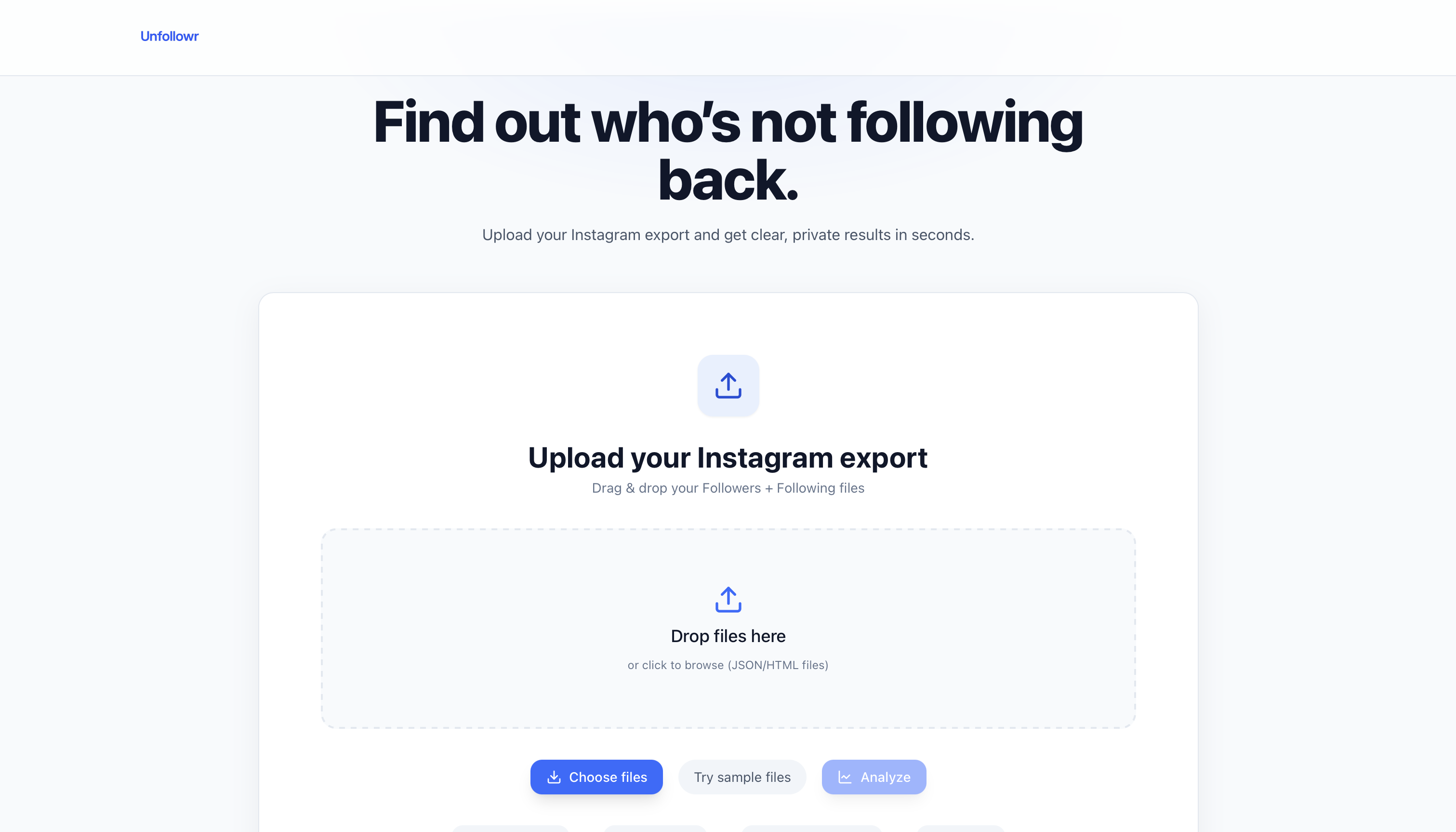 Média Désabonner - Sachez qui vous a non suivi sur IG Clean and Confidentialité axé 1