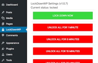 LockDown WP gallery image