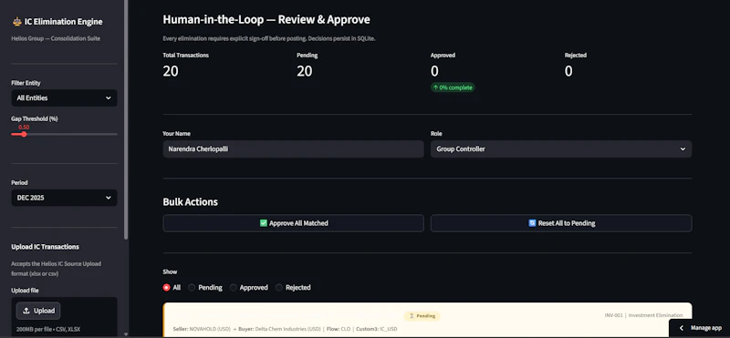 AI-powered Intercompany Elimination screenshot 2