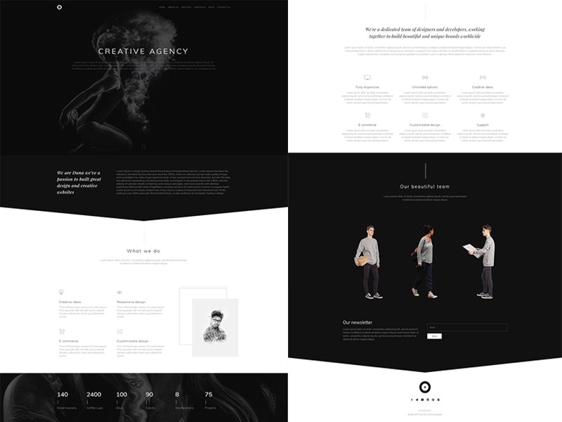 DUNE - Creative Multipurpose Boostrap Template