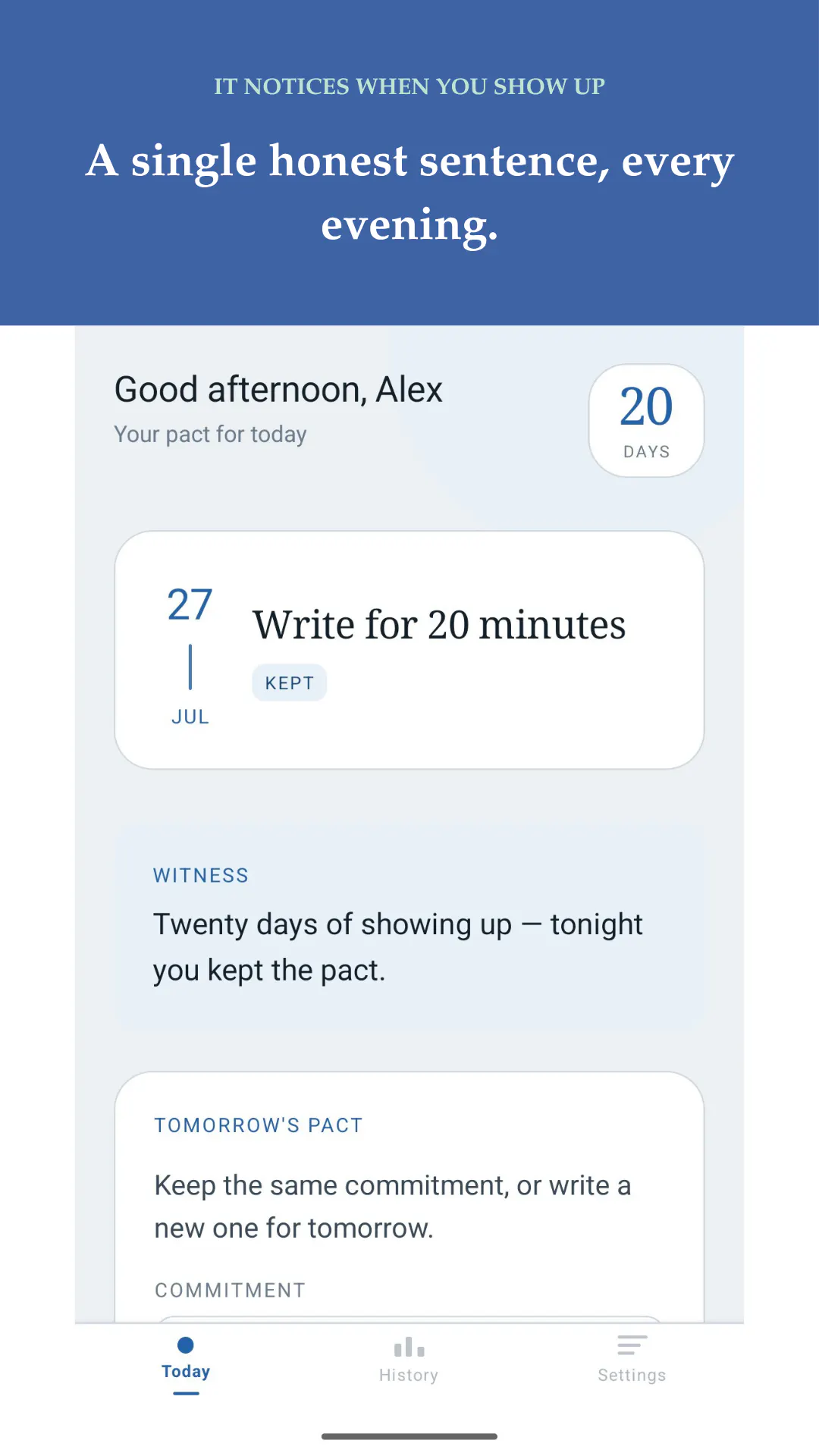 PactKeeper - One promise. Every day. screenshot