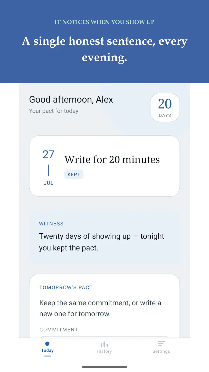 PactKeeper - One promise. Every day. screenshot 5