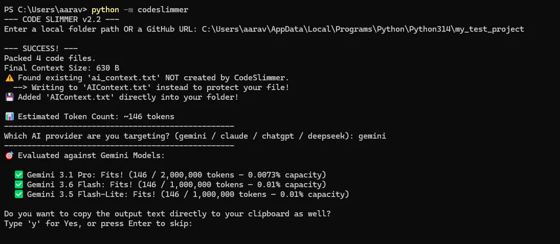 CodeSlimmer gallery image