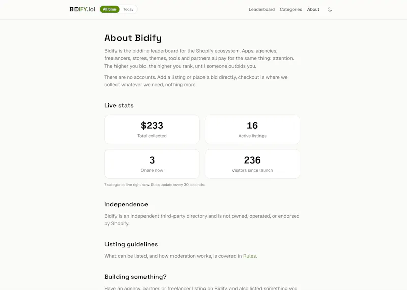 Bidify screenshot 4