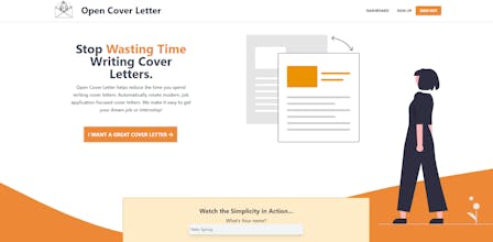 Open Cover Letter gallery image