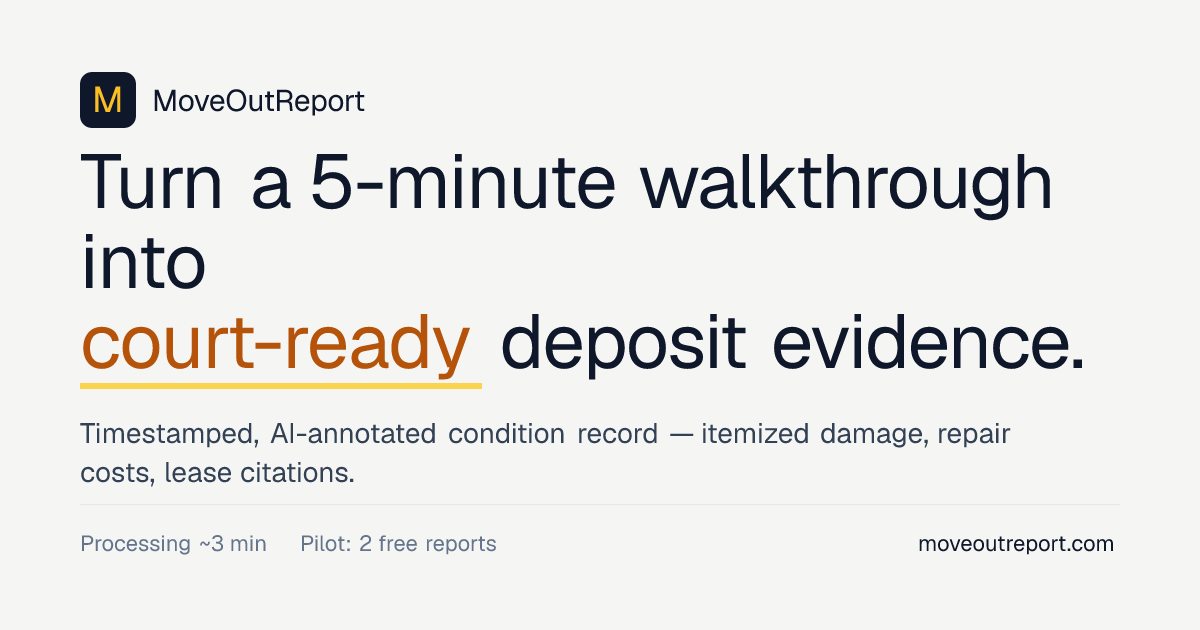 MoveOutReport gallery image