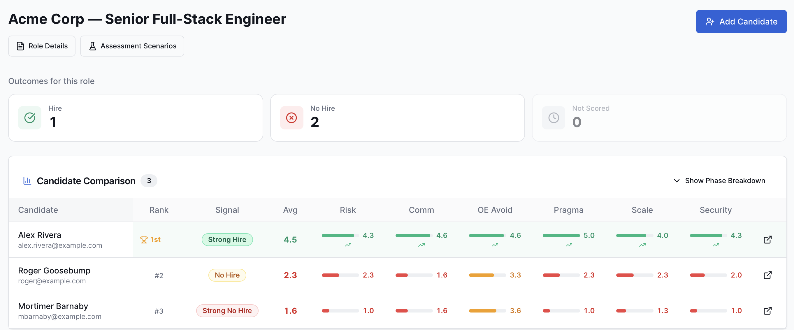 SkillScore - Real technical assessments gallery image