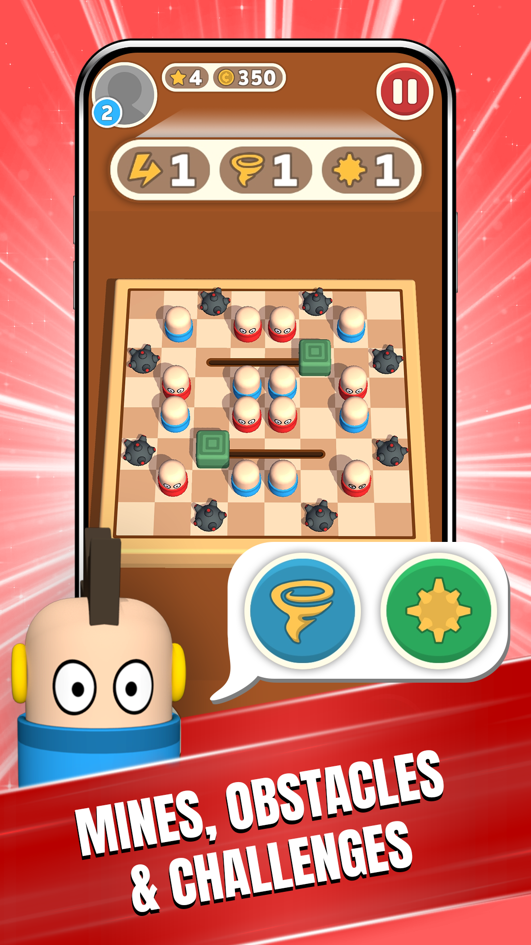 Chapayev 2 - Checkers 3D Board Game gallery image