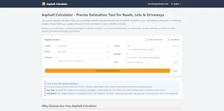 Asphalt Calculator gallery image