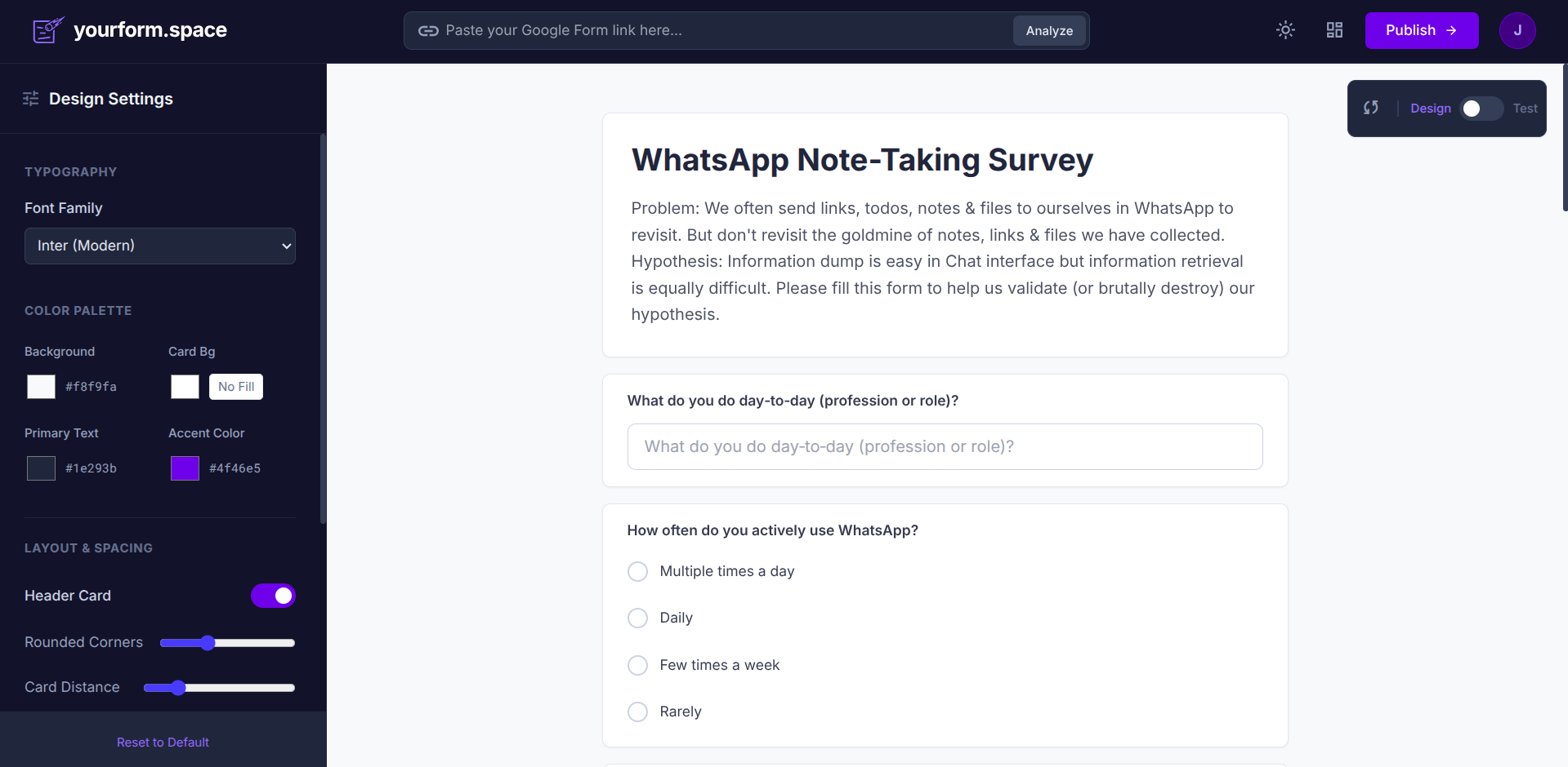 YourForm.Space gallery image