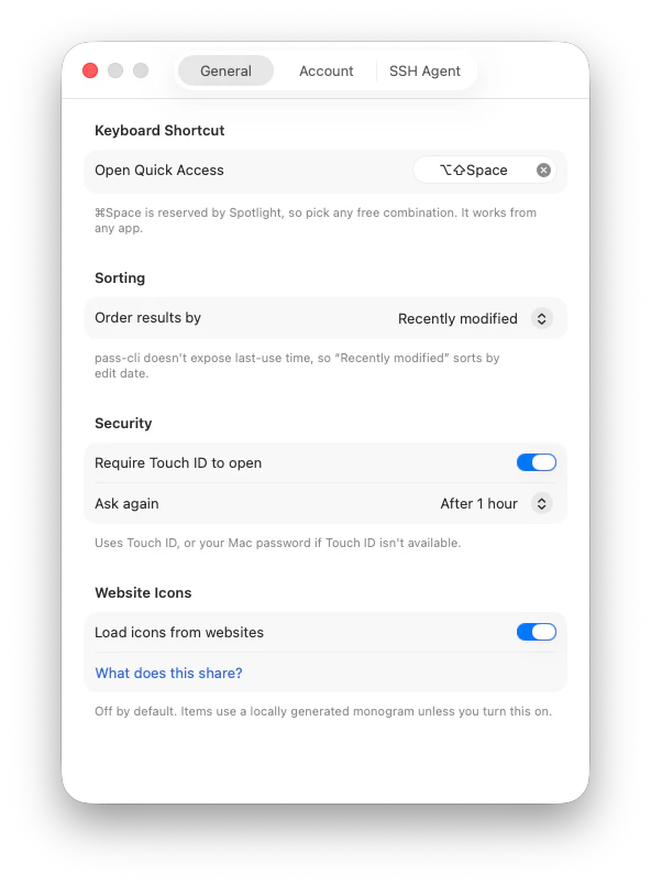 Pass Quick Access screenshot 5