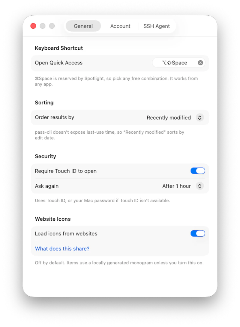 Pass Quick Access screenshot 5