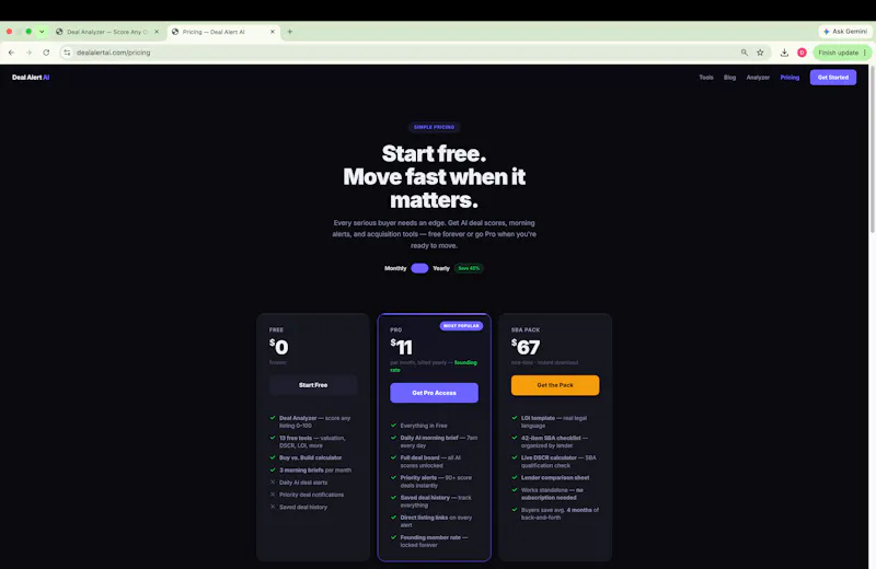 Deal Alert AI screenshot 1