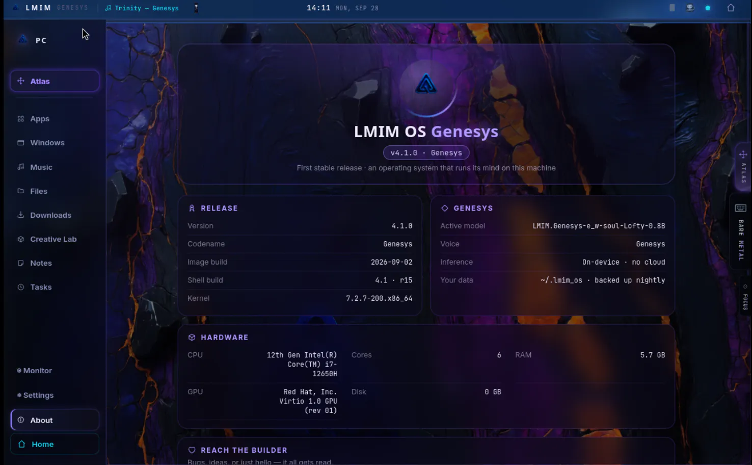 LMIM Linux "Genesys" 4.1 "Atlas" screenshot 4