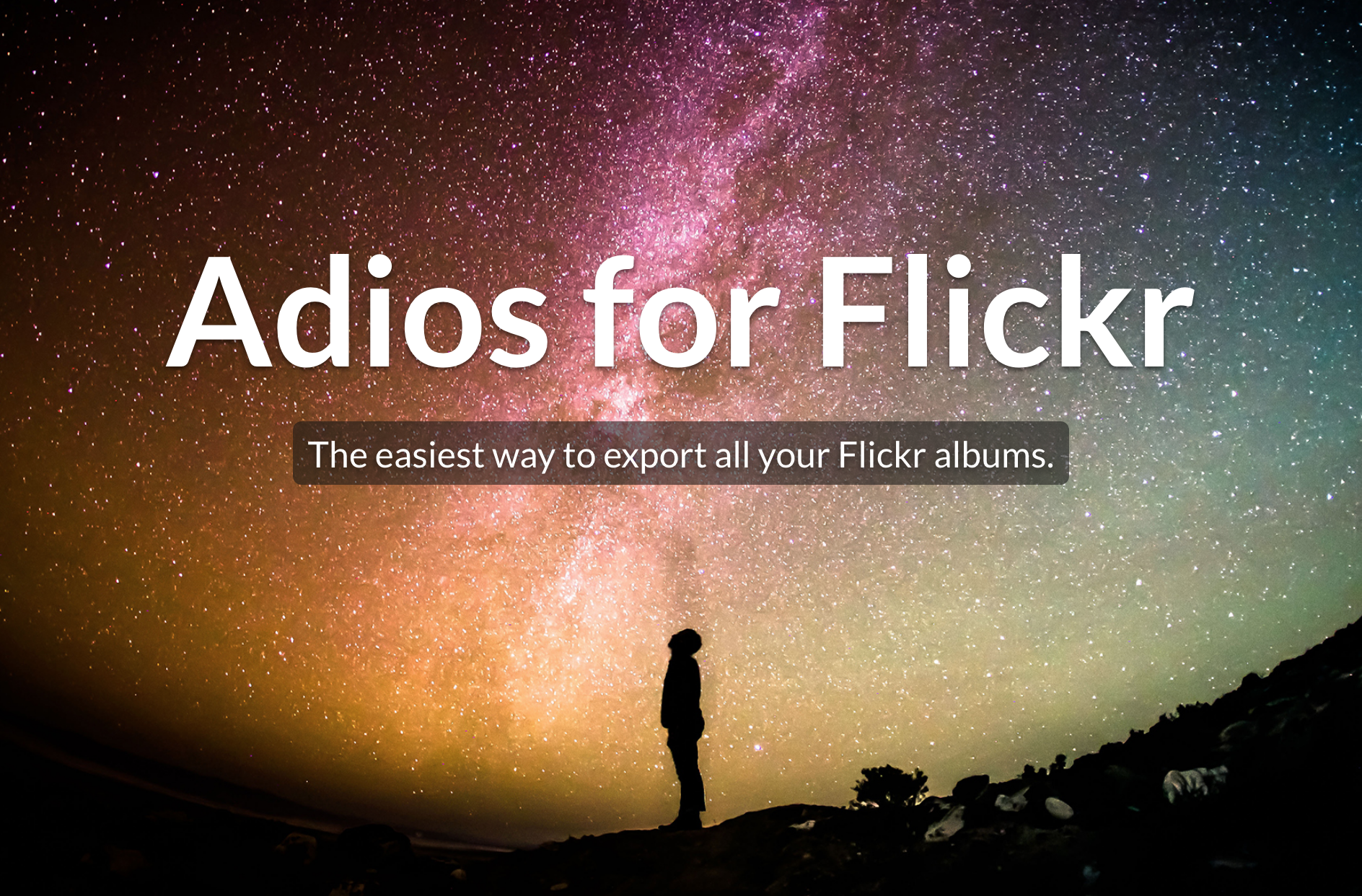 Adios for Flickr gallery image