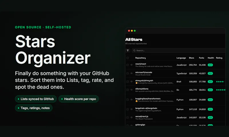 Stars Organizer screenshot 1