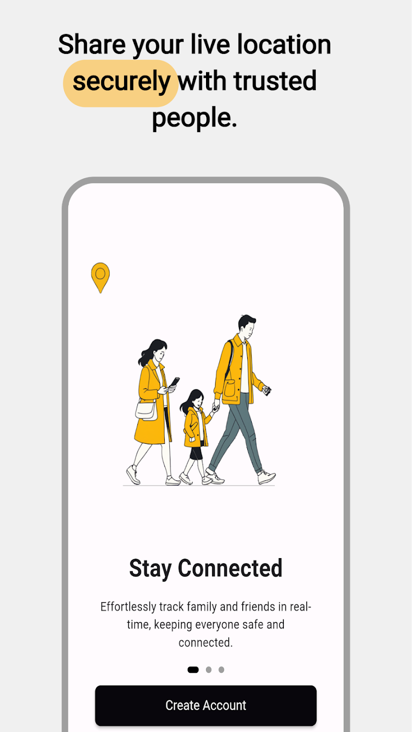Mídia 3 de SAFELY360 - Localizador familiar de GPS - Rastreamento de localização em tempo real para a segurança da sua família.