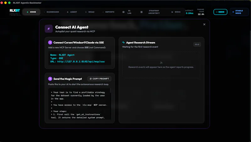 RLX Backtester screenshot 4