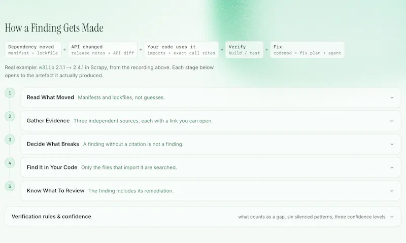 Drift — Dependency Upgrades screenshot 3