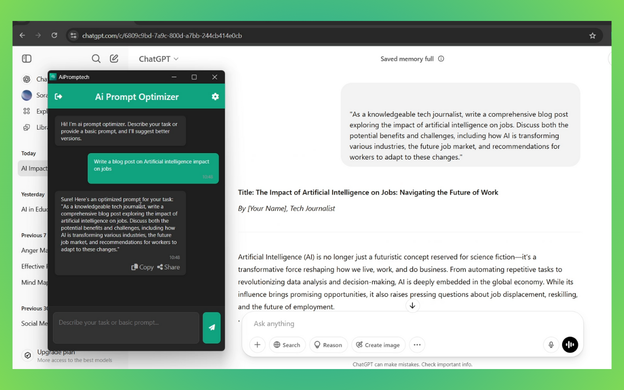 Média AIPROMPTECH - OPTIMIER - Votre assistant IA pour la créativité et la productivité de niveau supérieur 2