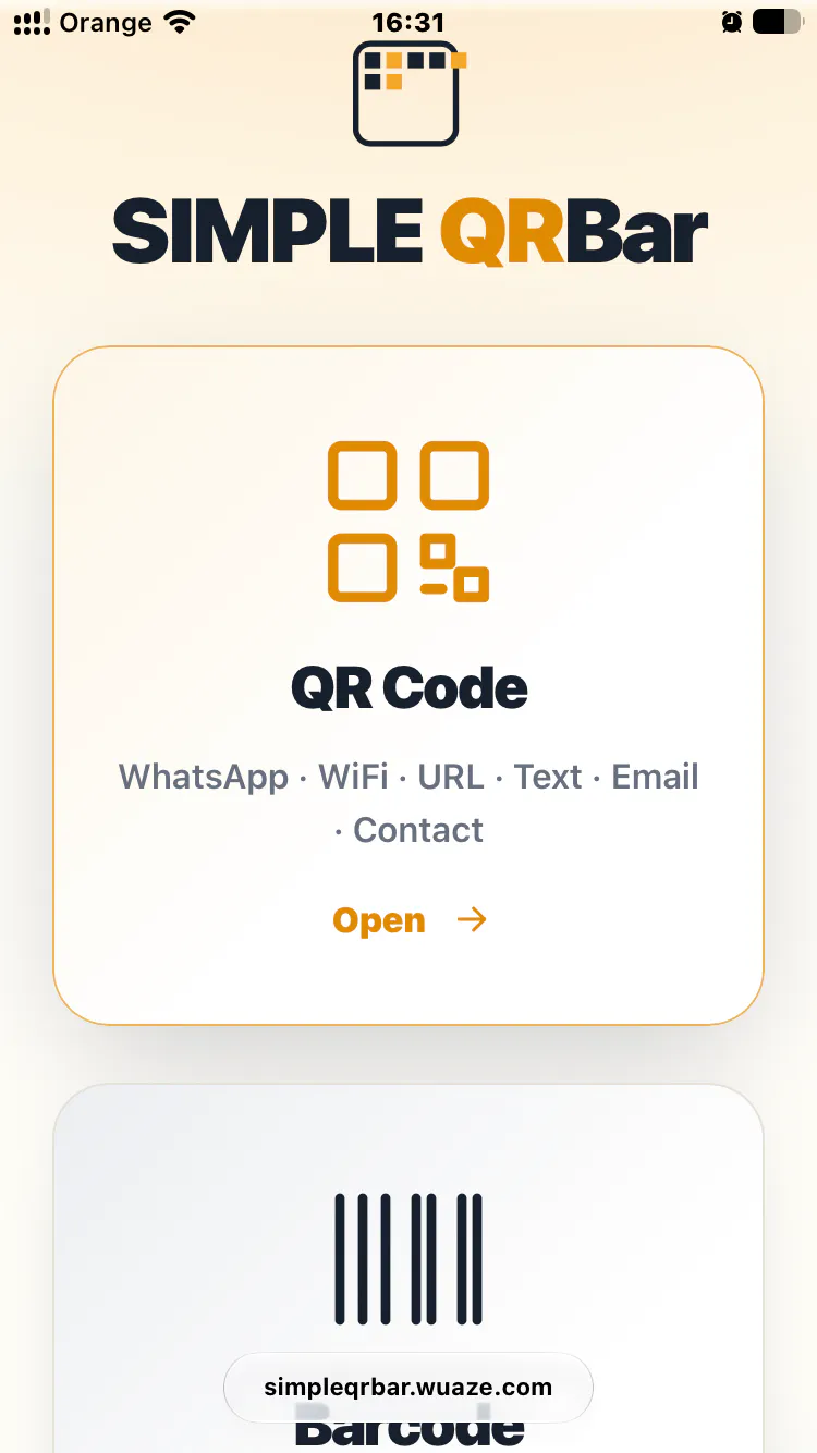 SIMPLE QRBar — QR & Barcode Generator gallery image