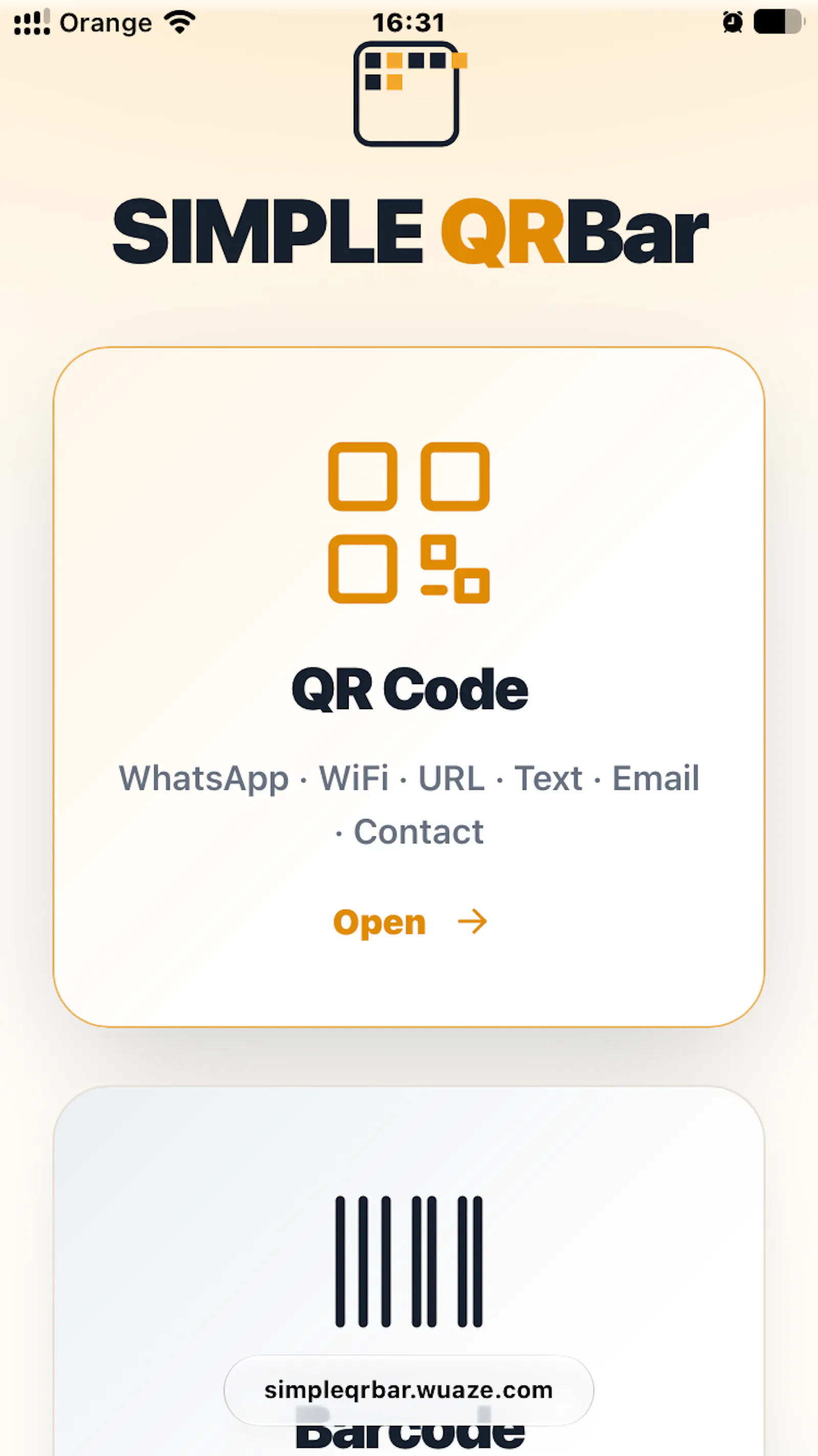 SIMPLE QRBar — QR & Barcode Generator screenshot 3
