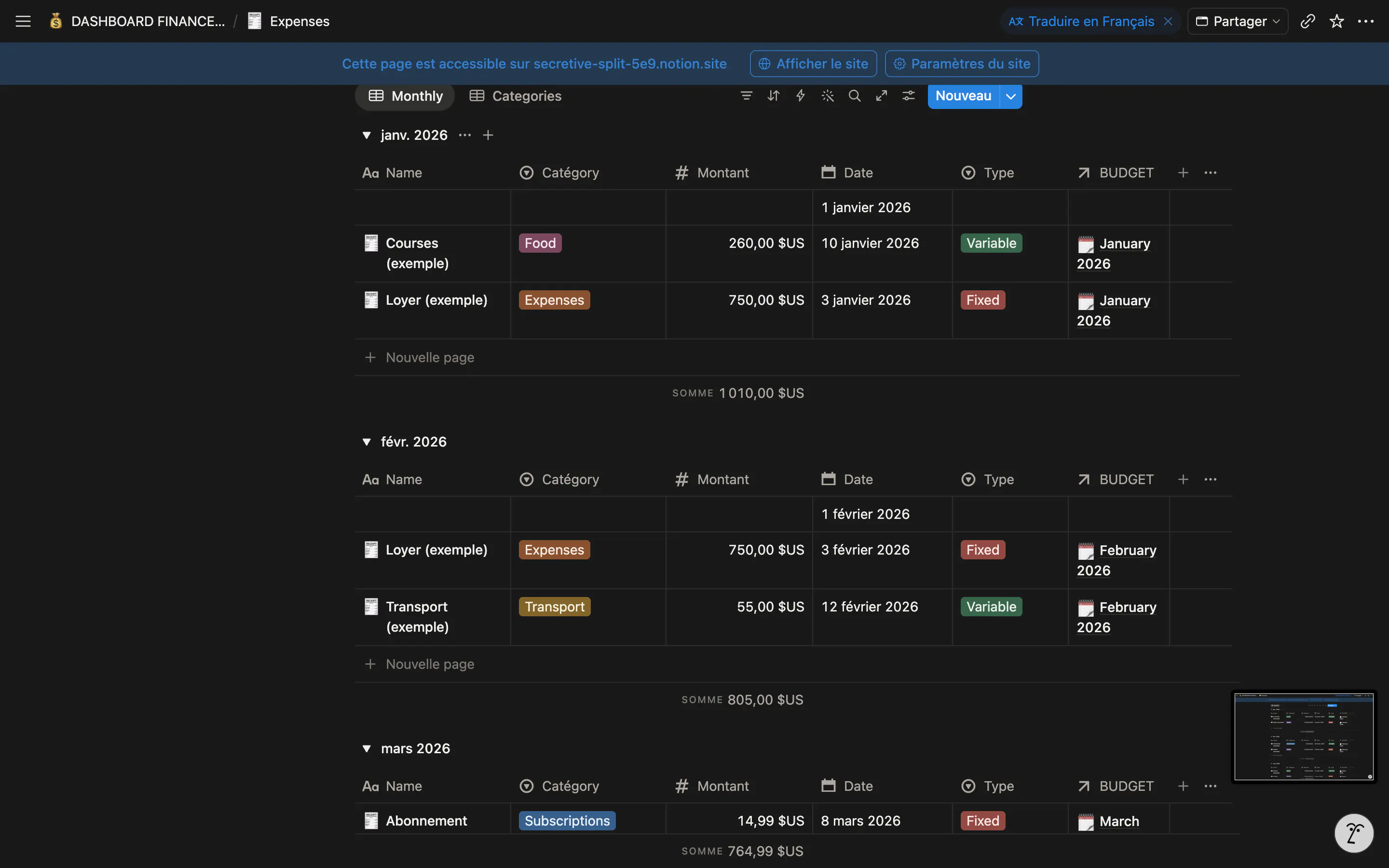 Investment Dashboard gallery image