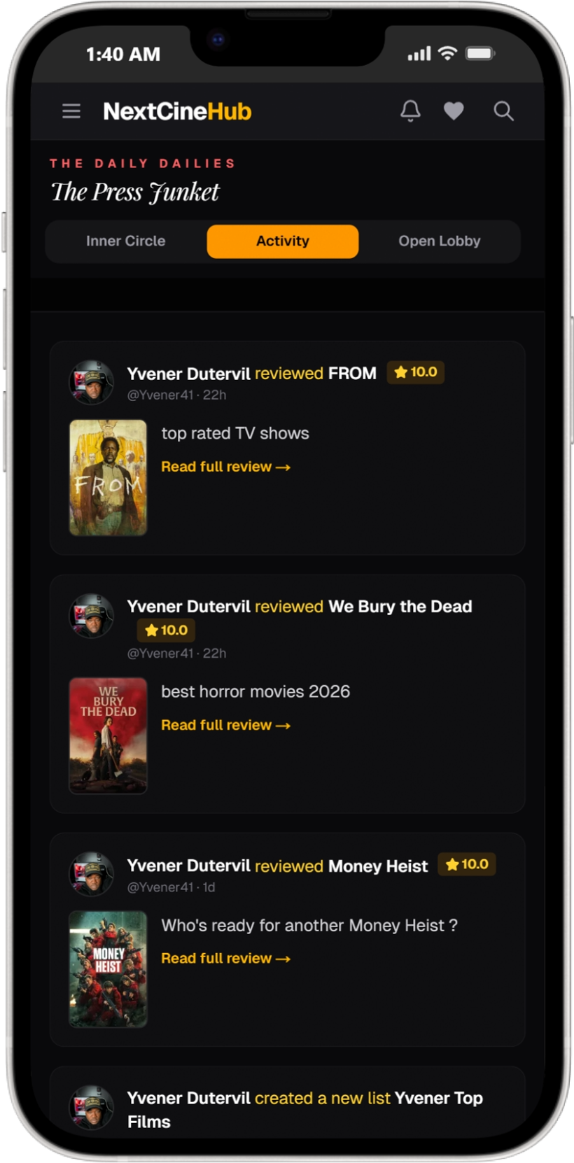 NextCineHub gallery image