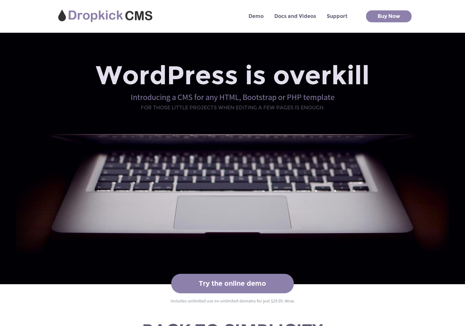 Dropkick CMS