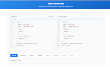 JSON Dev Tools gallery image