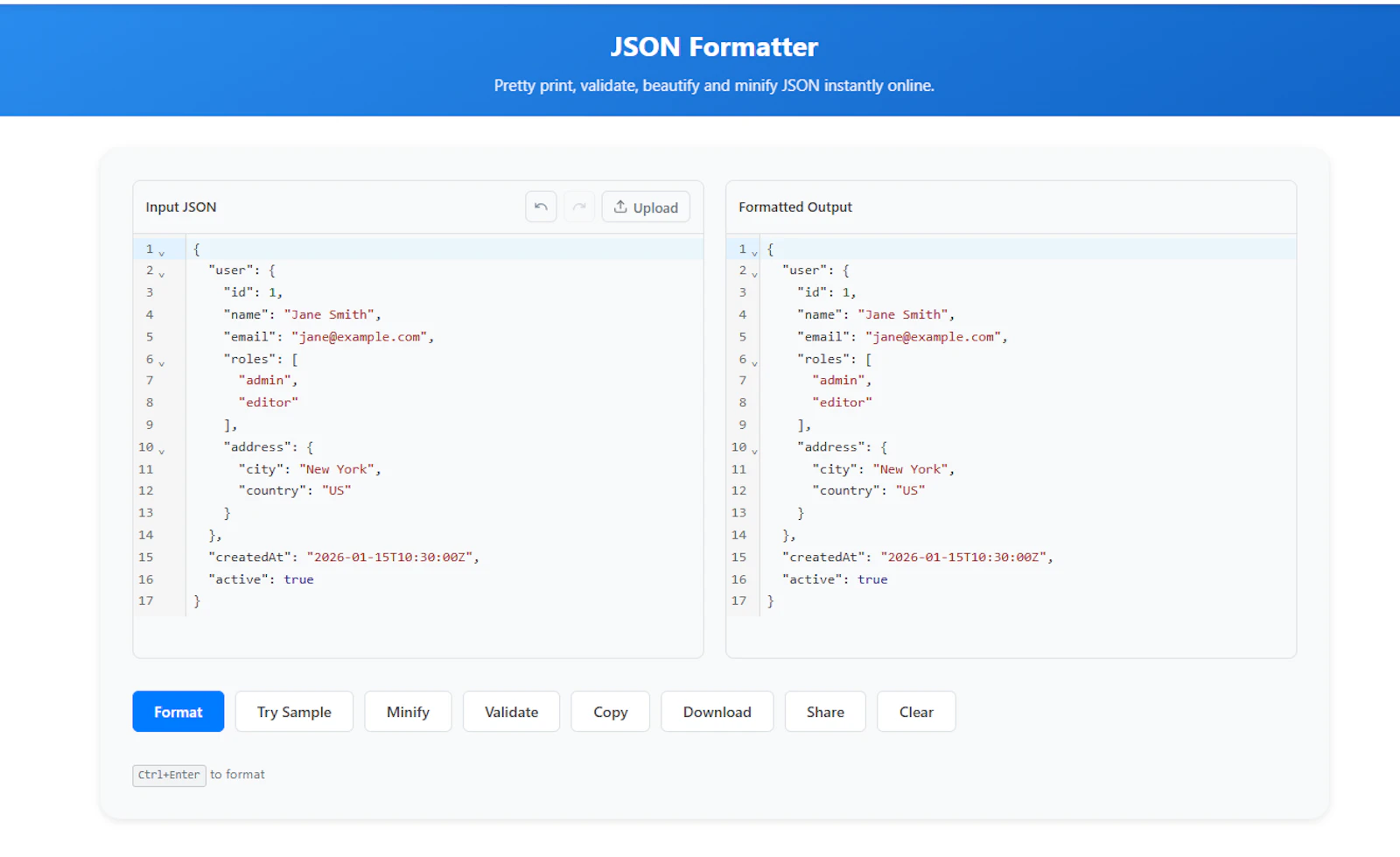 JSON Dev Tools screenshot 2