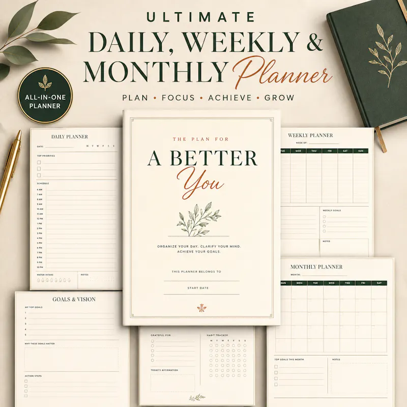 Ultimate Daily, Weekly & Monthly Notion screenshot 2
