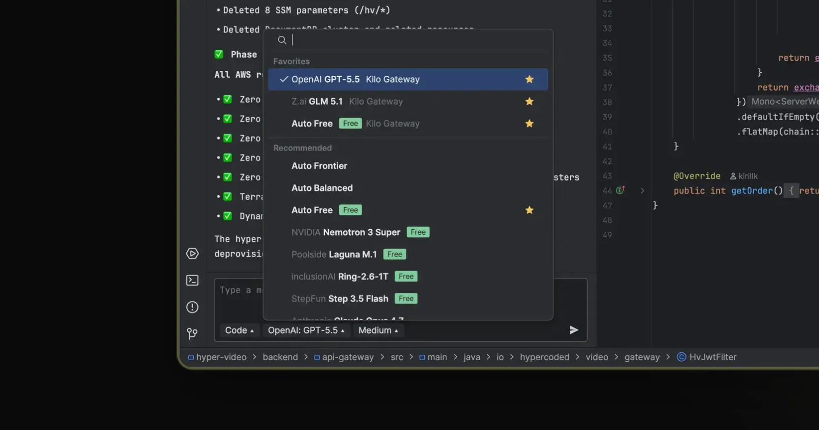 Kilo Code for JetBrains gallery image